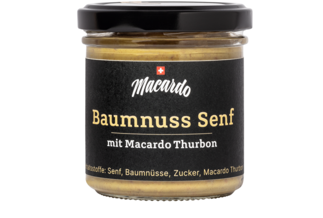 Macardo Baumnuss Senf mit Thurbon