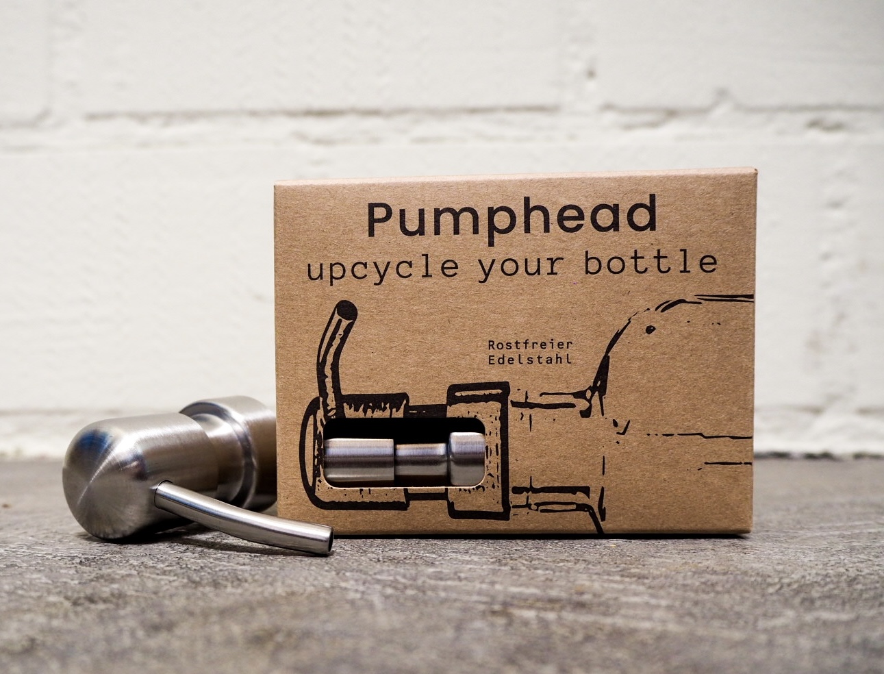 Pump Head Silber für Macardo Flaschen