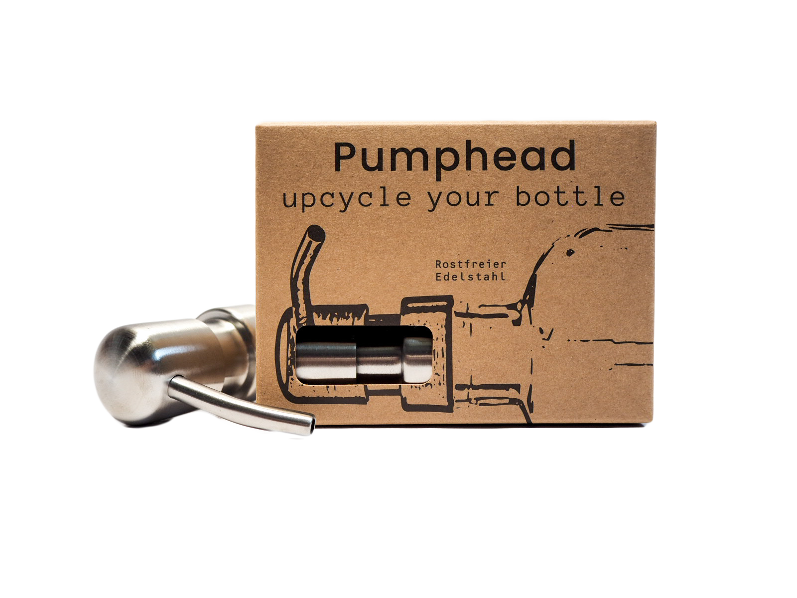 Pump Head Silber für Macardo Flaschen