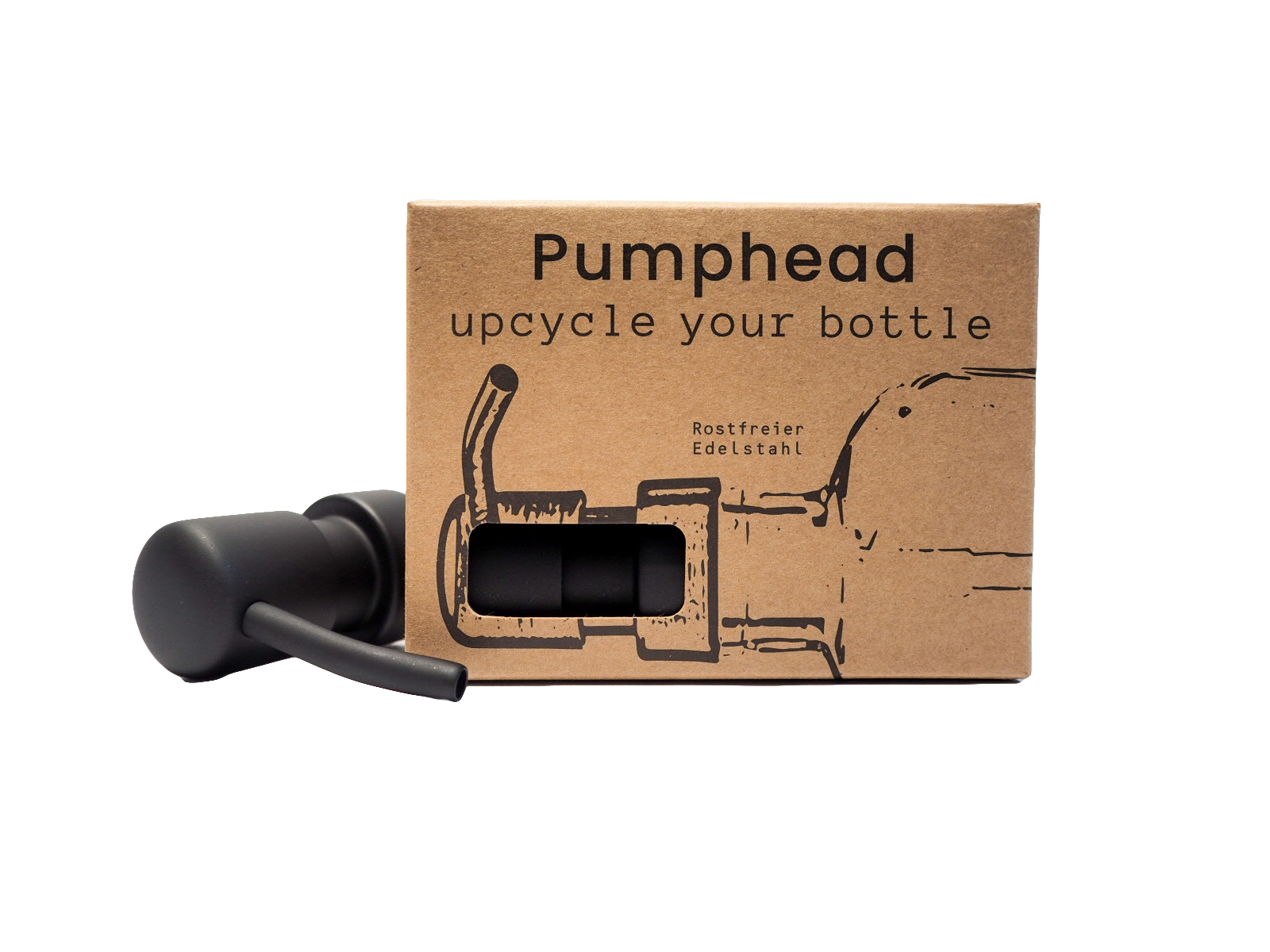 Pump Head Schwarz für Macardo Flaschen