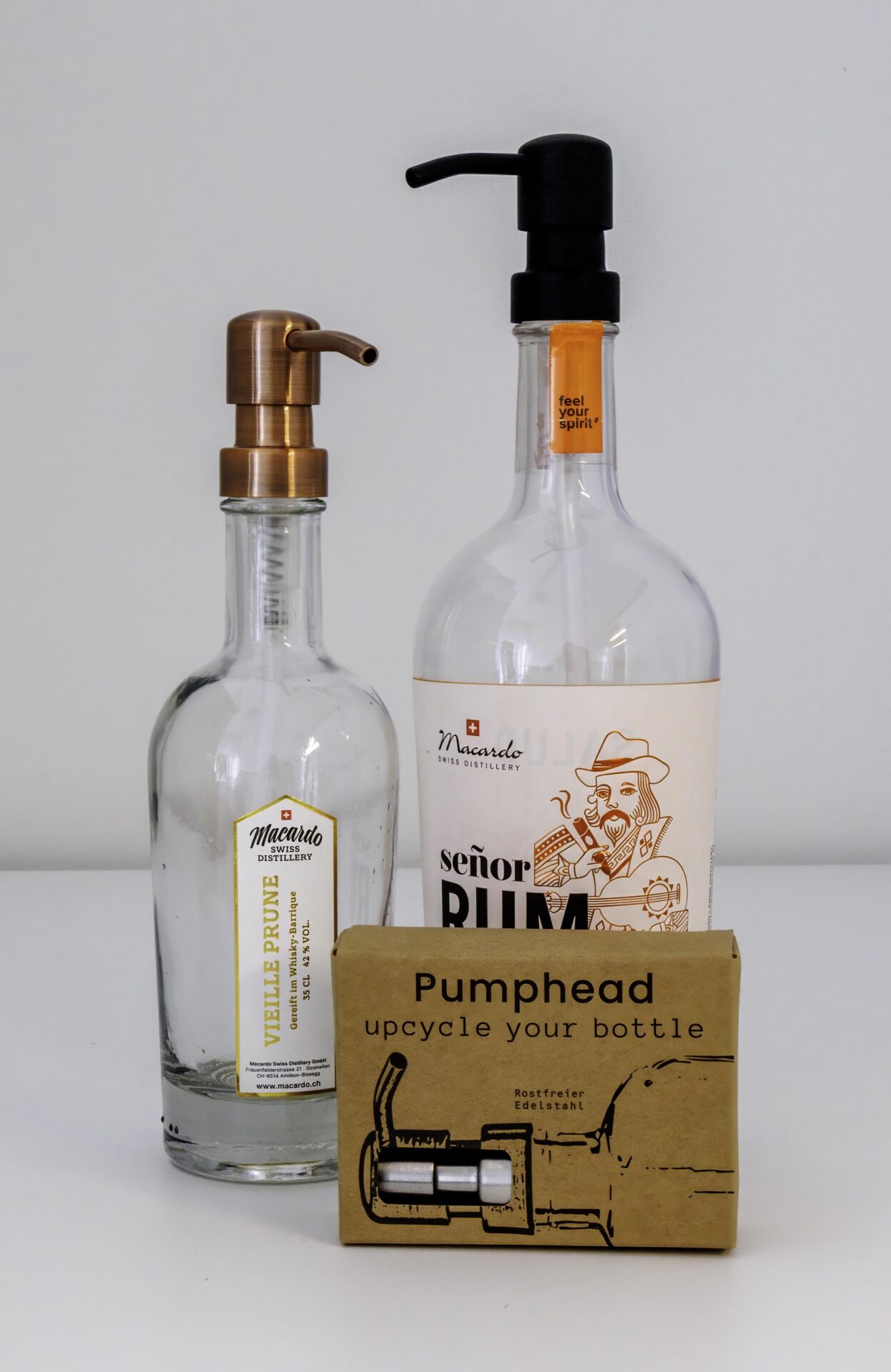 Pump Head Schwarz für Macardo Flaschen