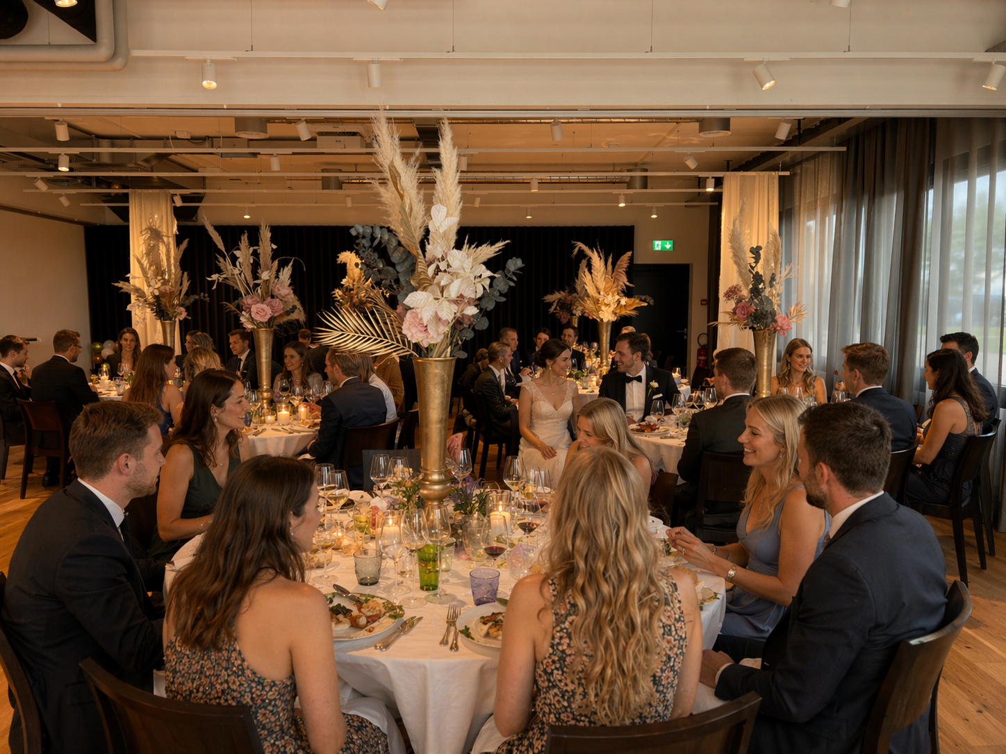 Hochzeitsessen im Eventraum